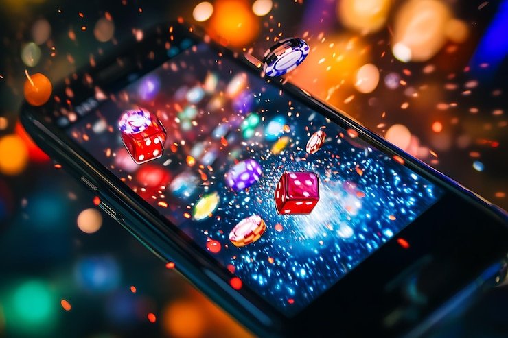 Antarmuka permainan dadu m2warslot menampilkan kontrol taruhan dan hasil dadu real-time